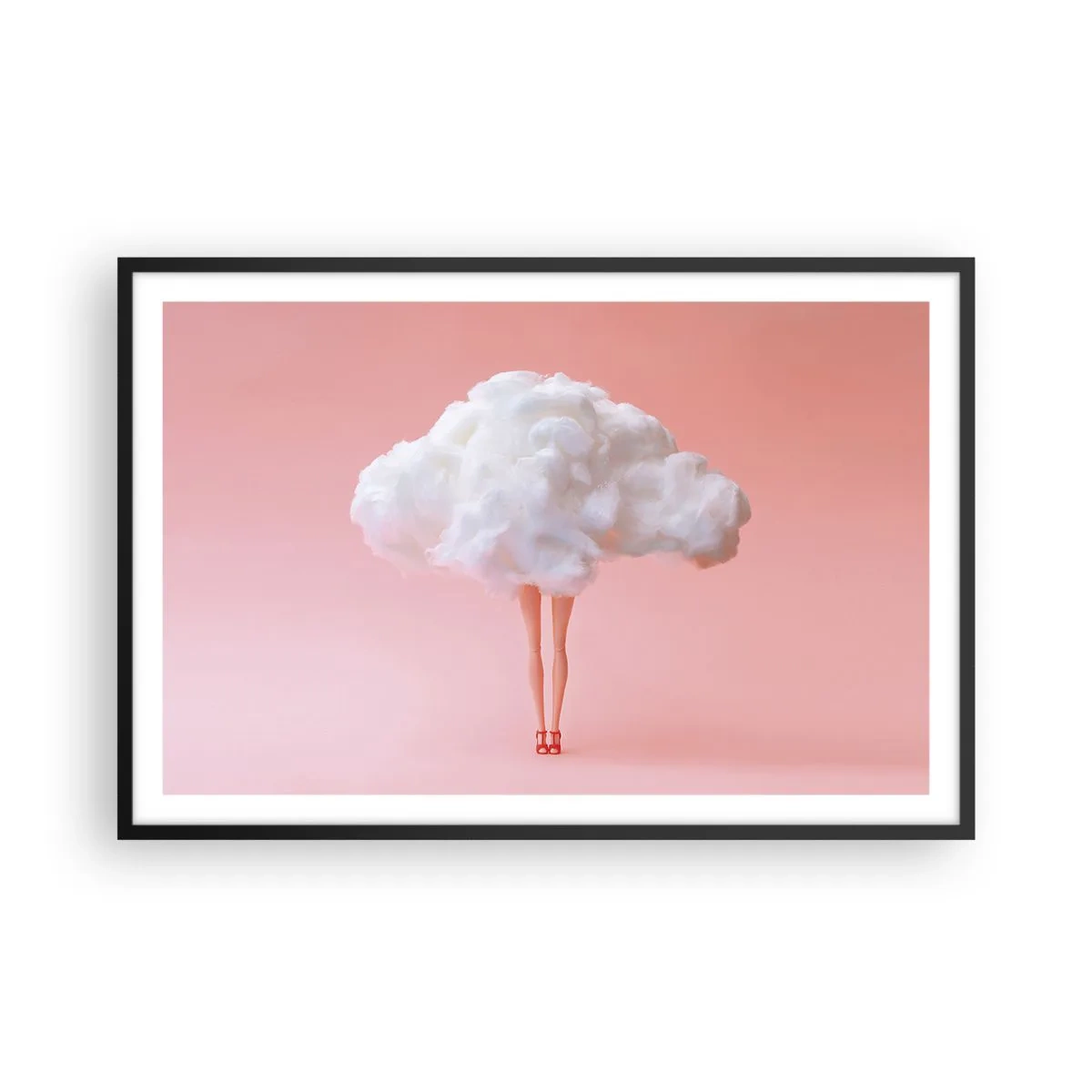 Poster in een zwarte lijst - Zoete belofte - 91x61 cm