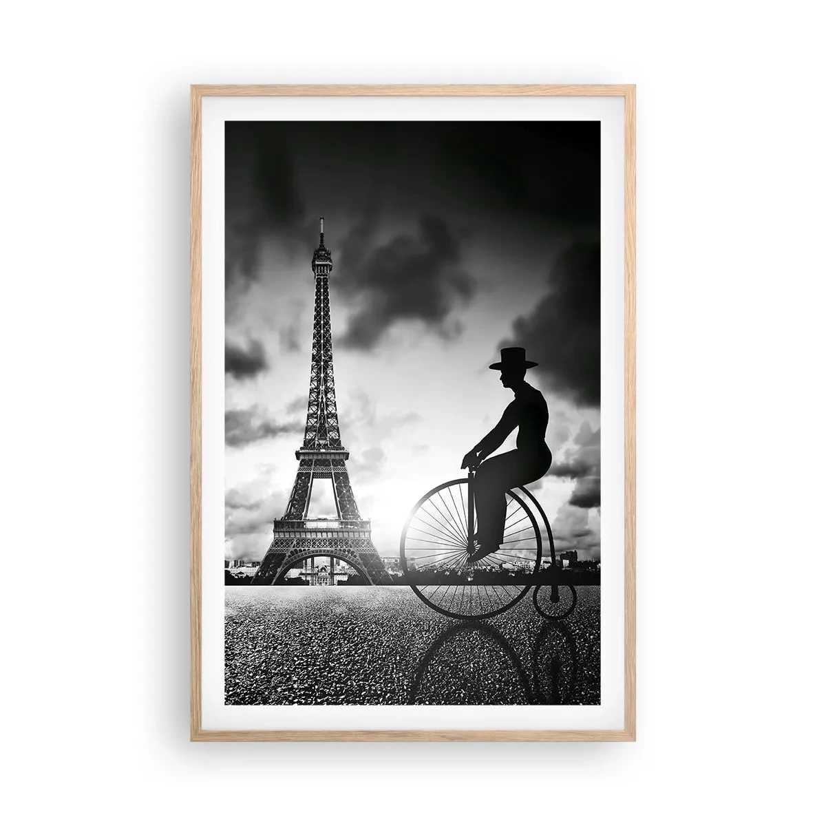 Een poster in een licht eiken lijst - Verlangen naar Belle Epoque - 61x91 cm