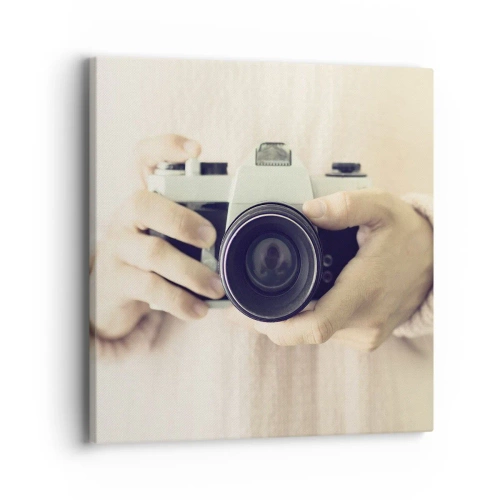 Schilderen op canvas - Om meer te zien... - 40x40 cm