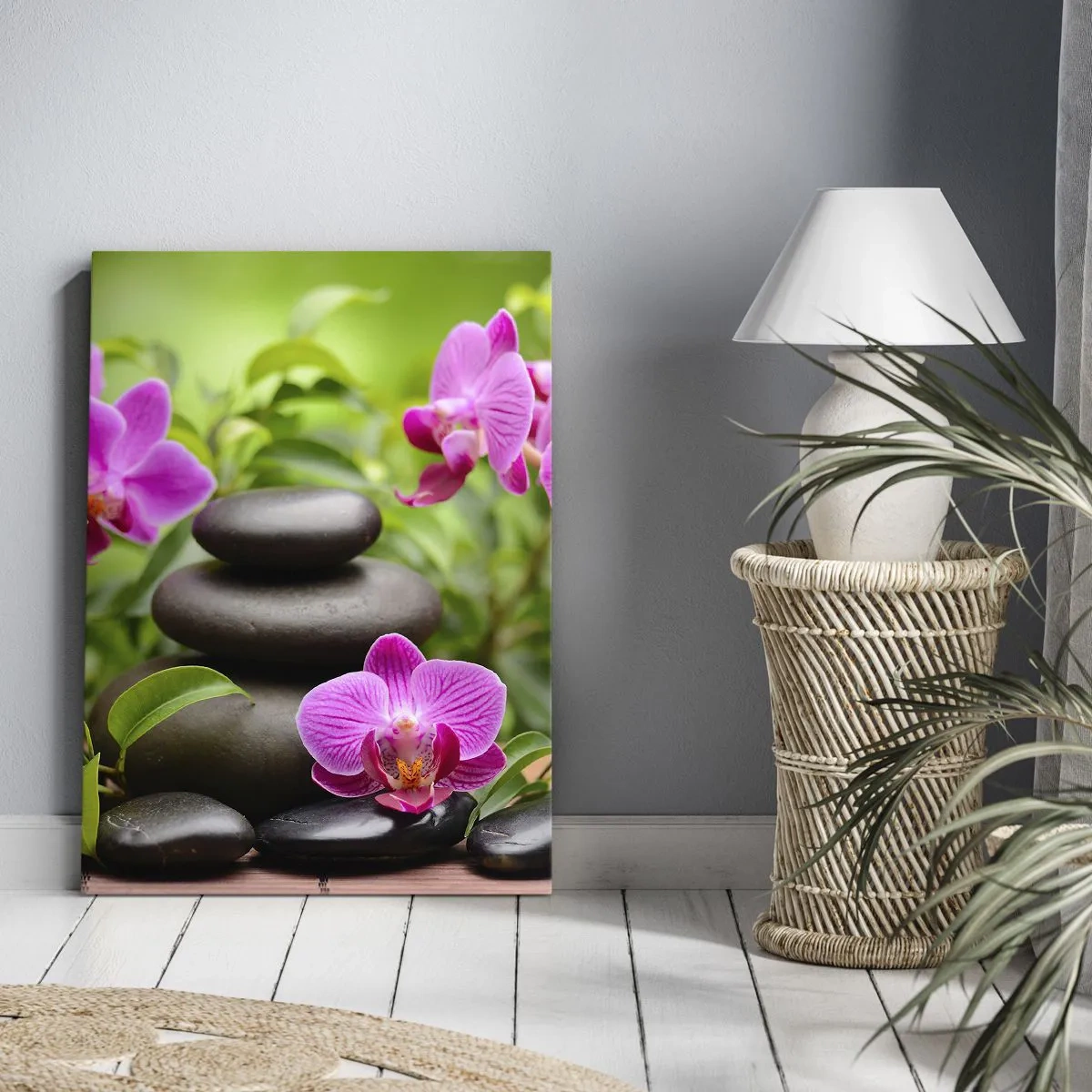 Schilderen op canvas - De piramide van vrede - 55x100 cm