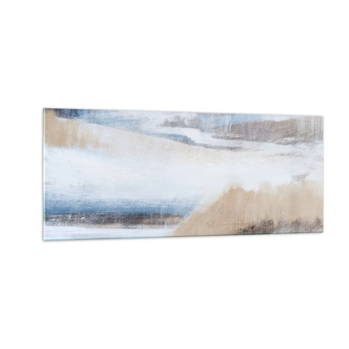 Schilderen op glas - Winterse compositie - 100x40 cm