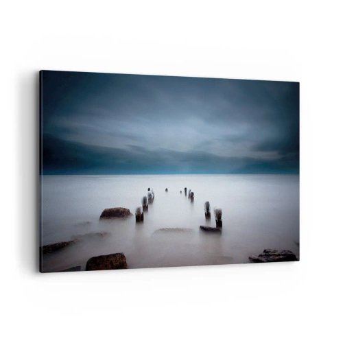 Schilderen op canvas - Peinzend meer - 100x70 cm