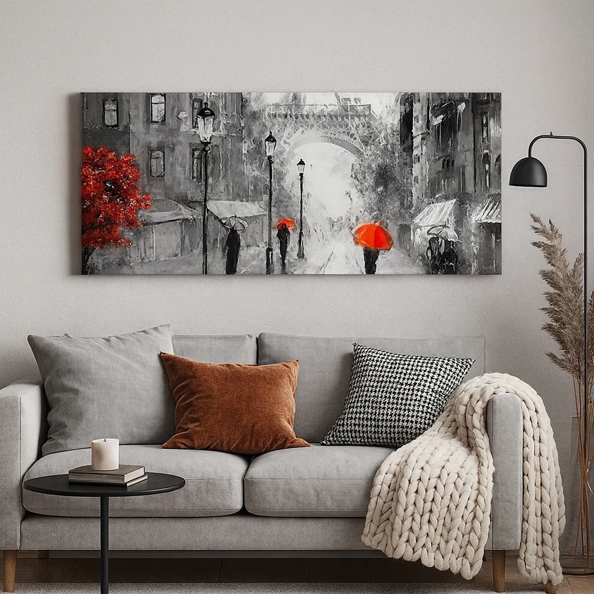 Schilderen op canvas - Alle wegen leiden naar haar - 30x30 cm