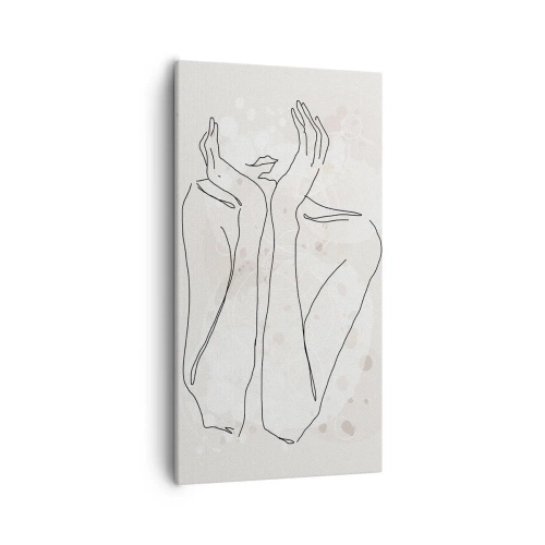 Schilderen op canvas - Een dromerig moment - 55x100 cm