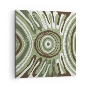 Schilderen op canvas - Een explosie van emoties - 50x50 cm