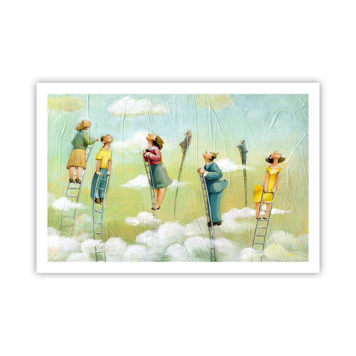 Poster - Achter je droom - 91x61 cm