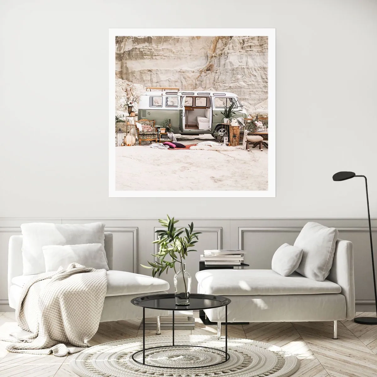 Poster - Er is de tijd om aan de reis te beginnen - 50x50 cm