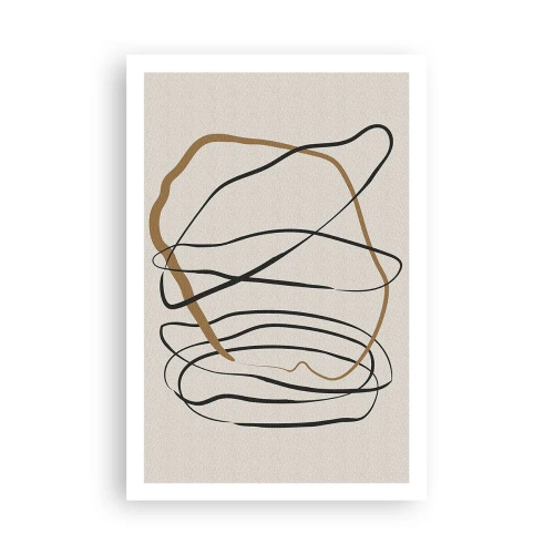 Poster - Compositie – loopdans - 61x91 cm