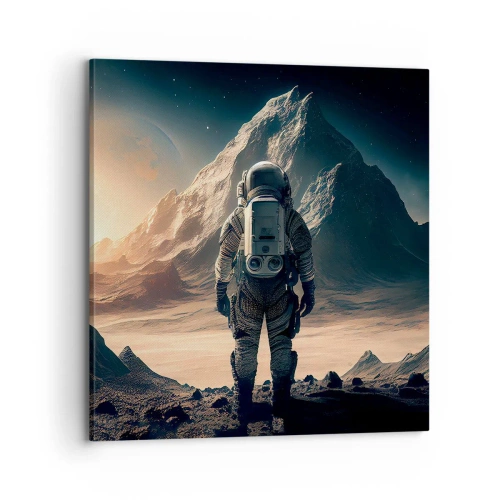 Schilderen op canvas - Nieuwe uitdaging - 70x70 cm