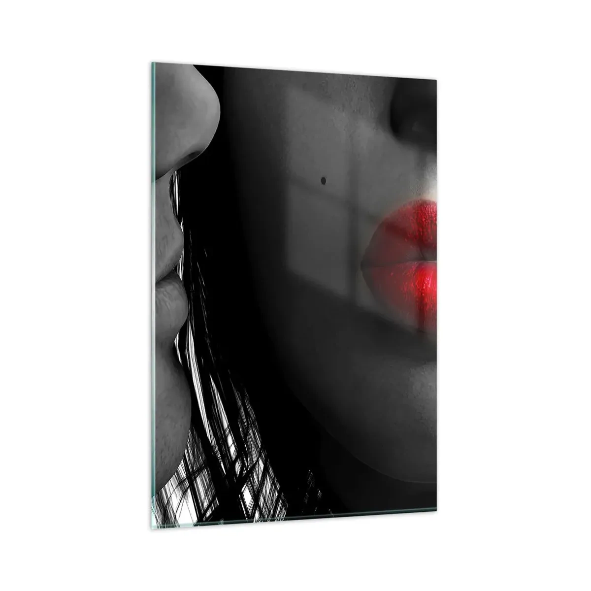 Schilderen op glas - Oog in oog - 80x120 cm