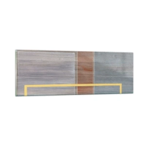 Schilderen op glas - Eenvoudig en rustig - 90x30 cm