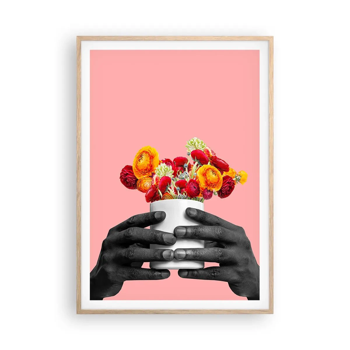 Een poster in een licht eiken lijst - De apotheose van het leven - 70x100 cm