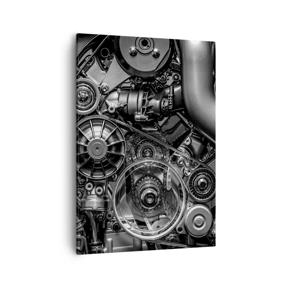 Schilderen op canvas - De poëzie van mechanica - 50x70 cm