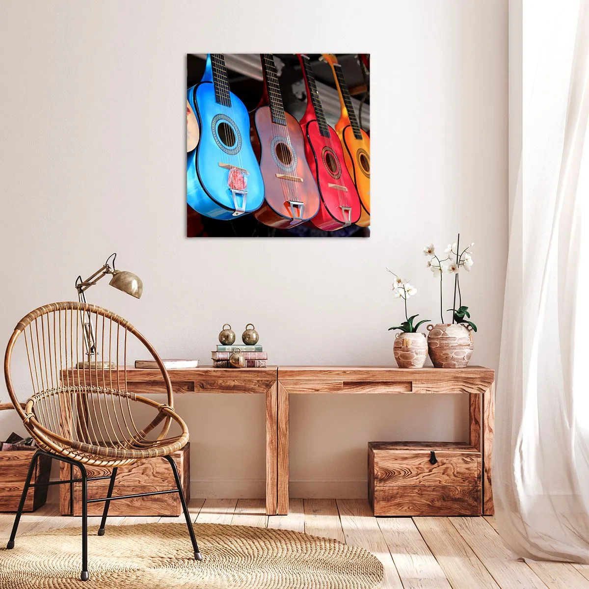 Schilderen op canvas - Latijnse sfeer - 50x50 cm