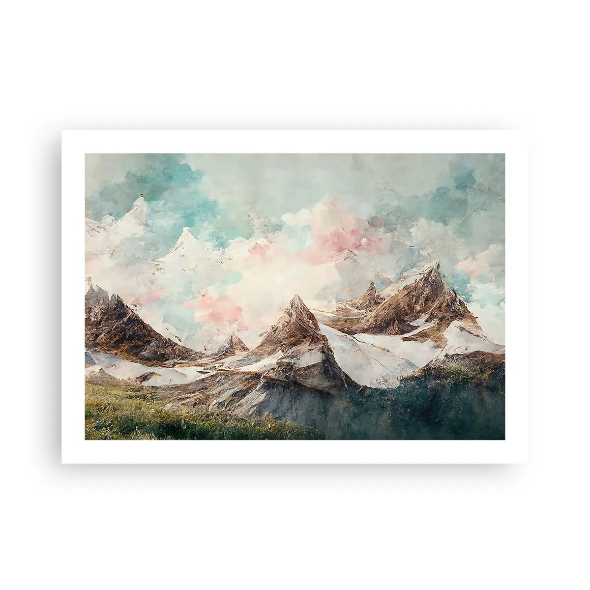 Poster - Rotsbladen - 70x50 cm