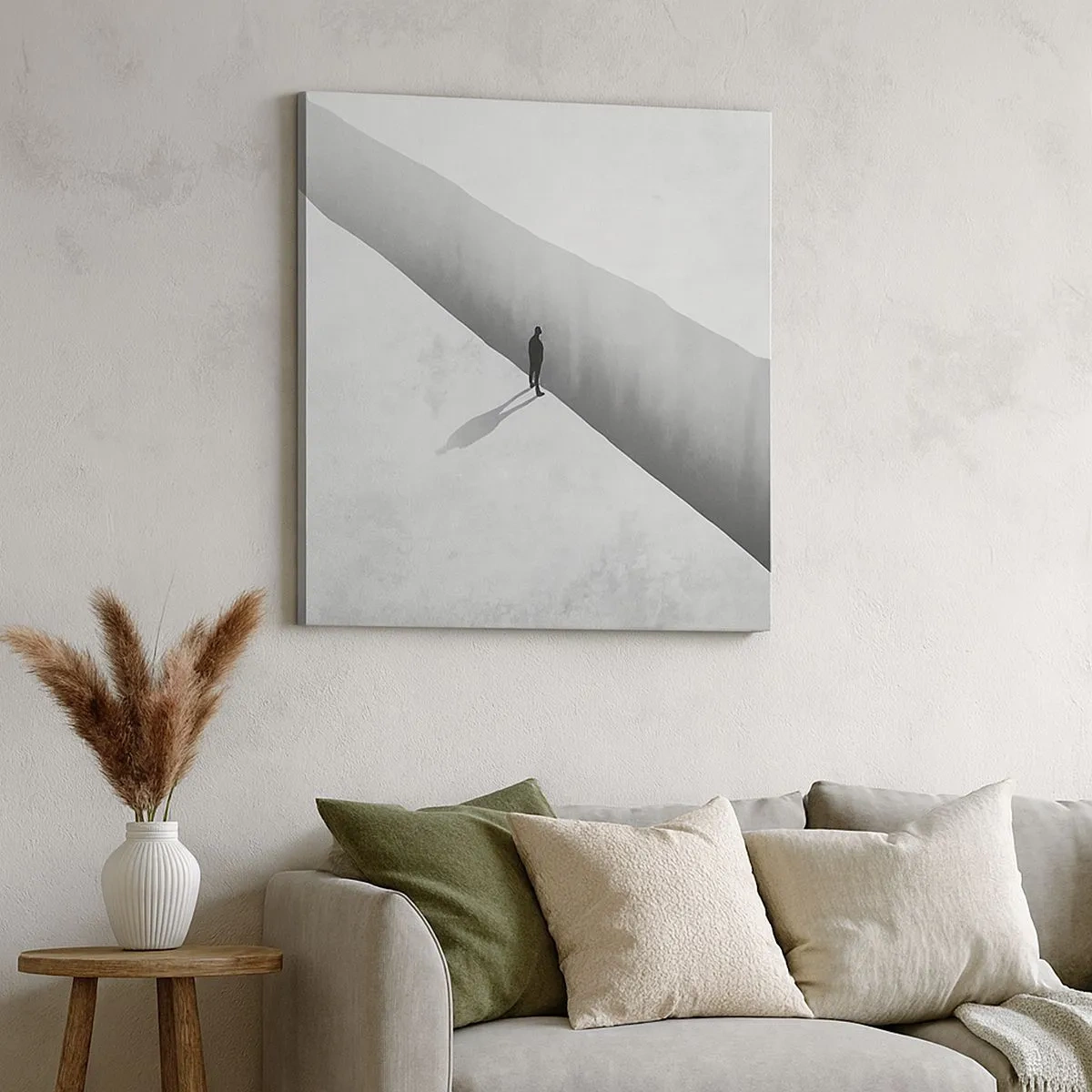 Schilderen op canvas - Een duidelijk doel - 30x30 cm