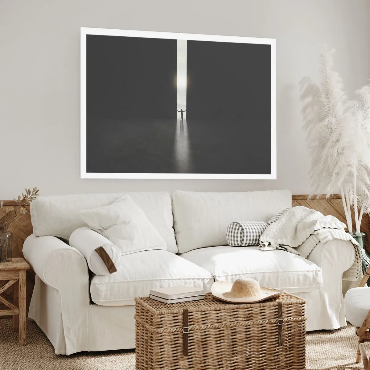 Poster - Een stap naar een mooie toekomst - 91x61 cm