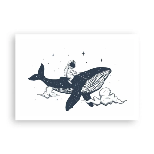 Poster - Ruimte avontuur - 100x70 cm