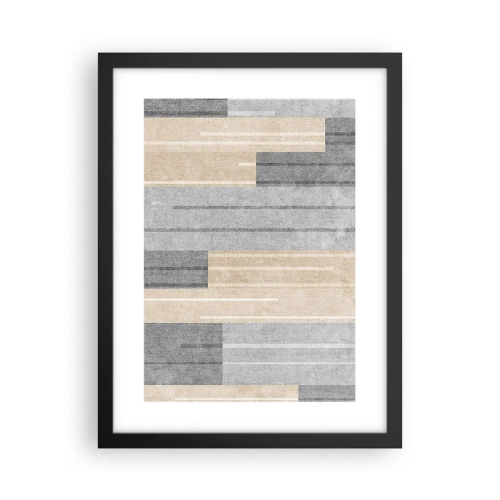 Poster in een zwarte lijst - Compositie: houd verticaal - 30x40 cm