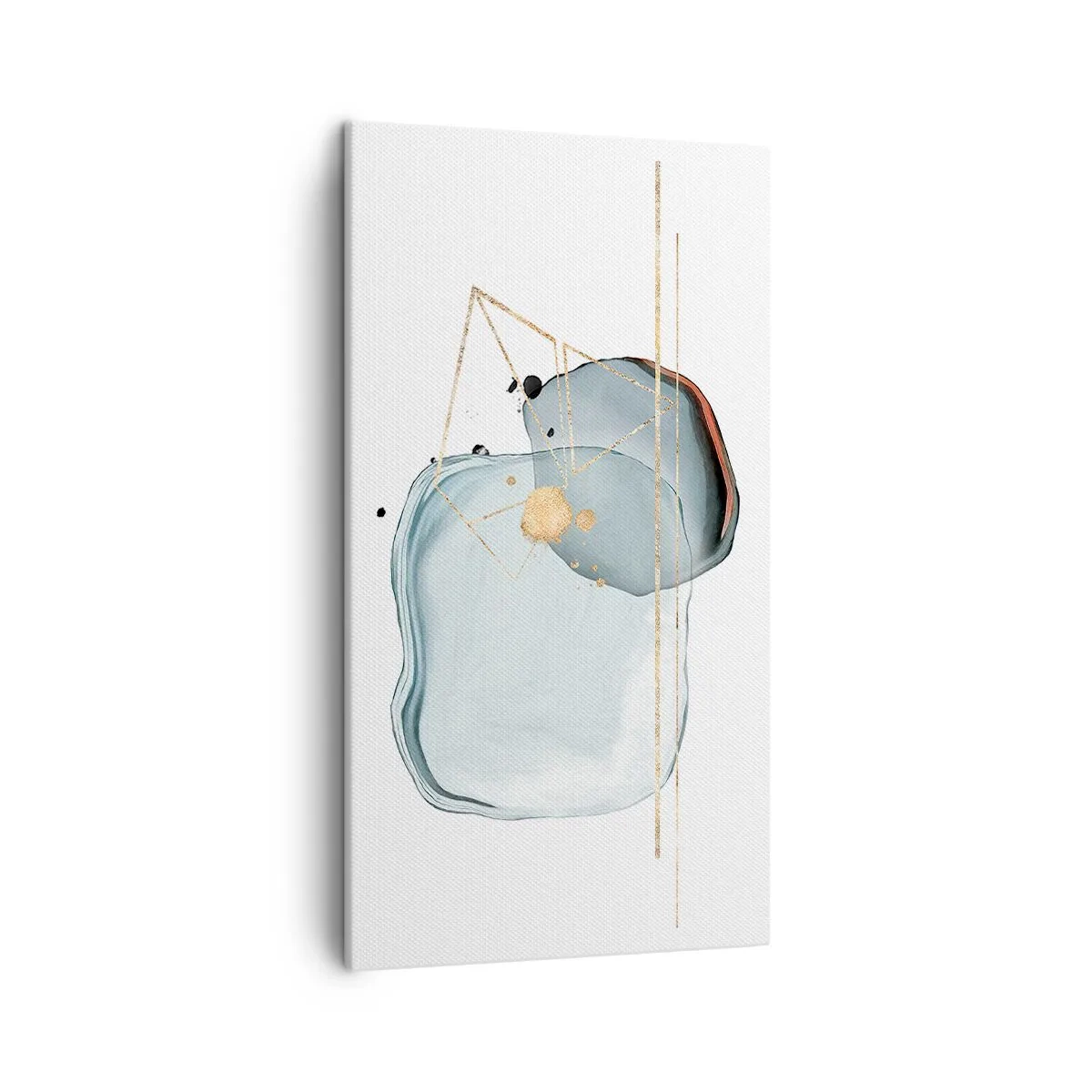 Schilderen op canvas - Een studie van druppels - 45x80 cm