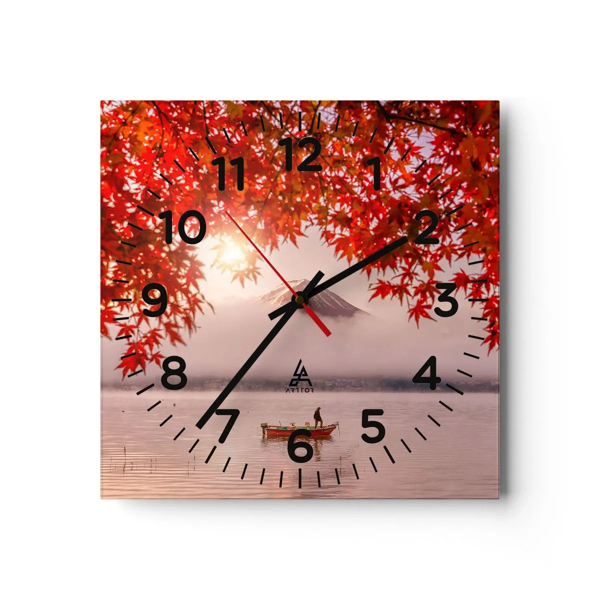 Wandklok - Klok - In het Japanse klimaat - 30x30 cm
