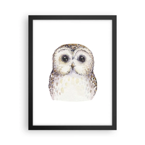 Poster in een zwarte lijst - Kijk in mijn ogen - 30x40 cm