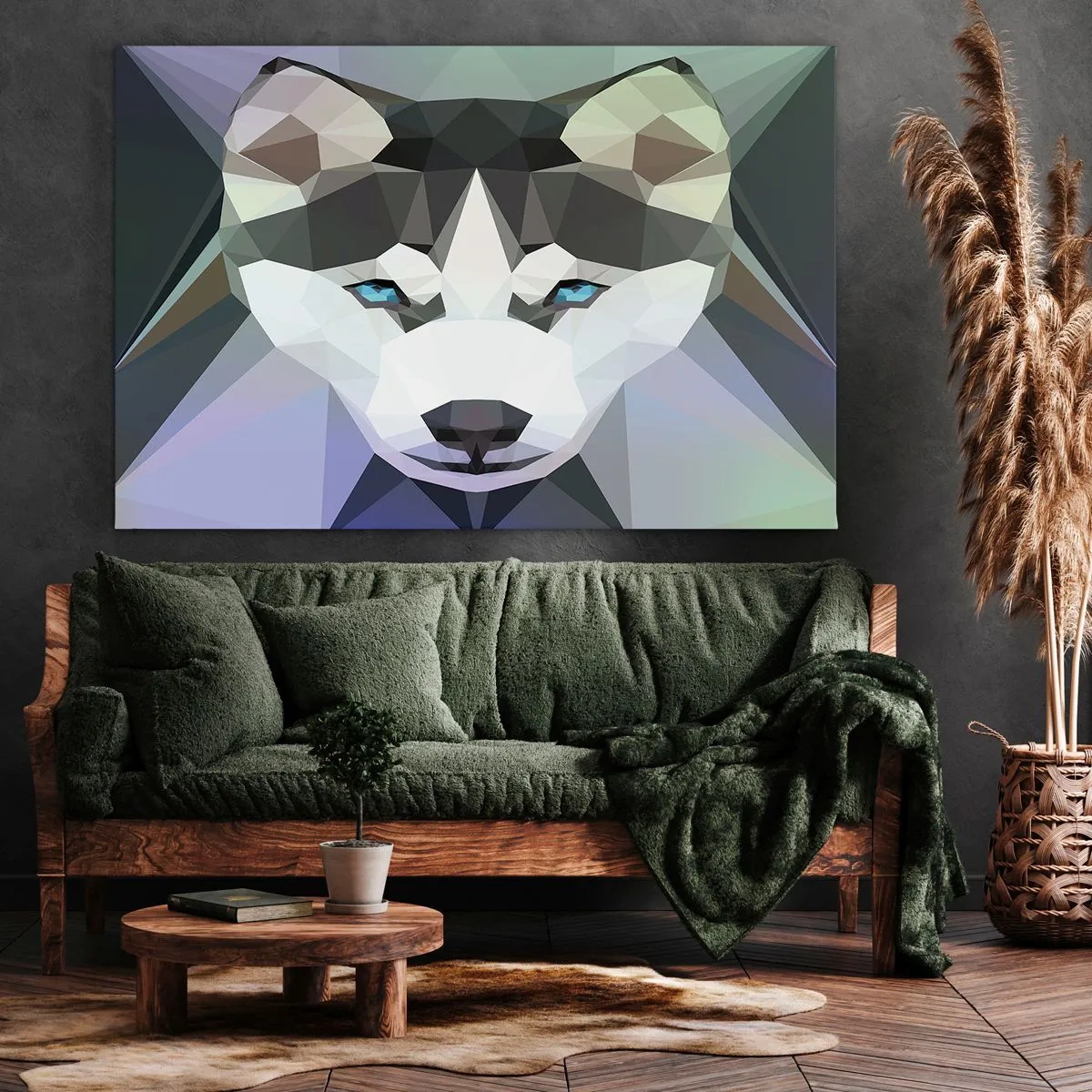 Schilderen op canvas - De herinnering aan de sneeuw van het noorden - 120x80 cm