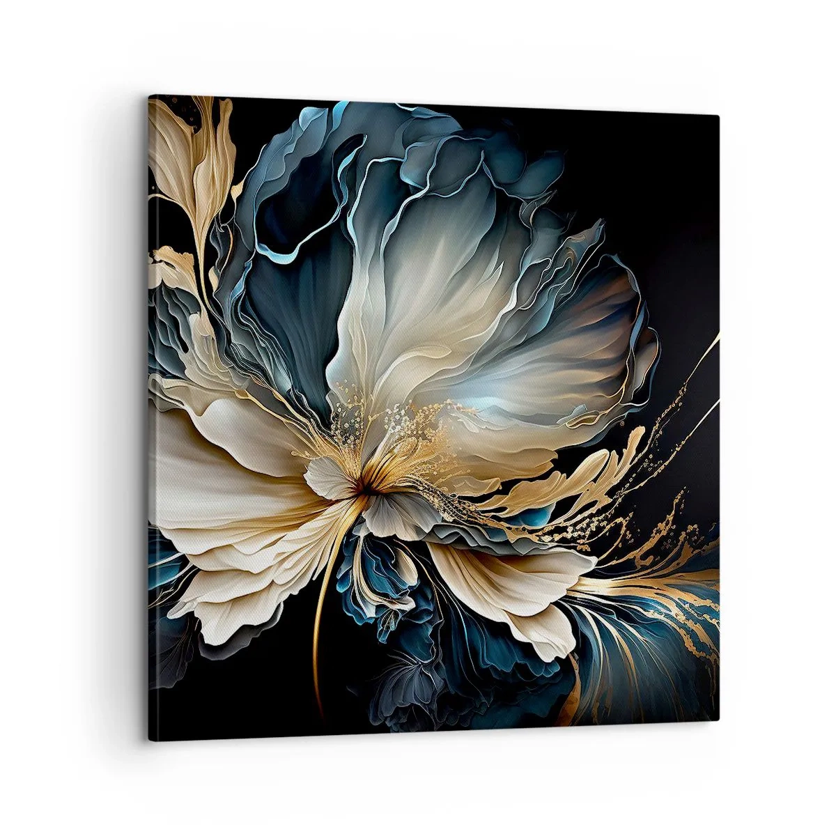 Schilderen op canvas - Sprookjesachtige varenbloem - 60x60 cm