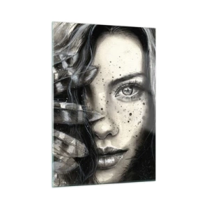 Schilderen op glas - Wilde schoonheid - 50x70 cm