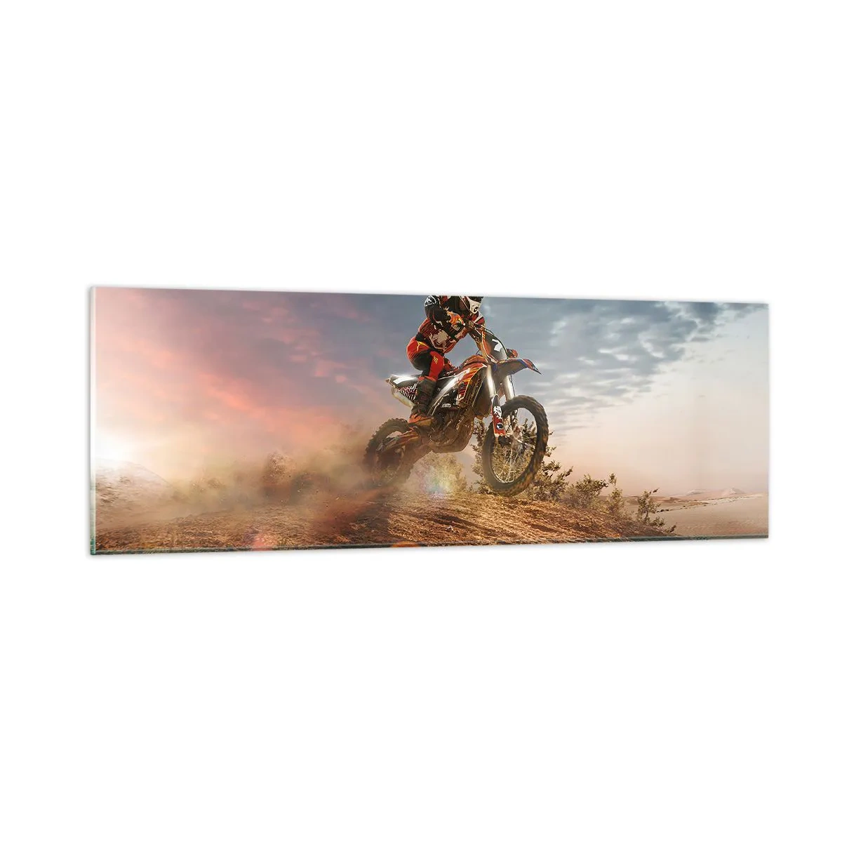 Schilderen op glas - Voor overwinning - 90x30 cm