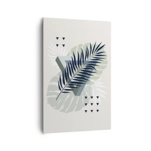 Schilderen op canvas - Natuur en geometrie - twee orden? - 80x120 cm