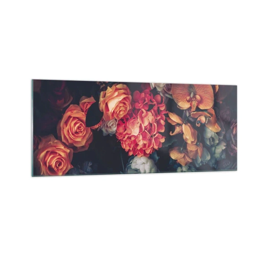 Schilderen op glas - Zoals bij de Hollandse meesters - 100x40 cm