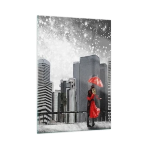 Schilderen op glas - De mens is geen steen - 50x70 cm