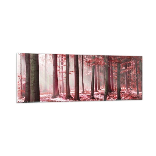 Schilderen op glas - Rood is net zo mooi - 90x30 cm