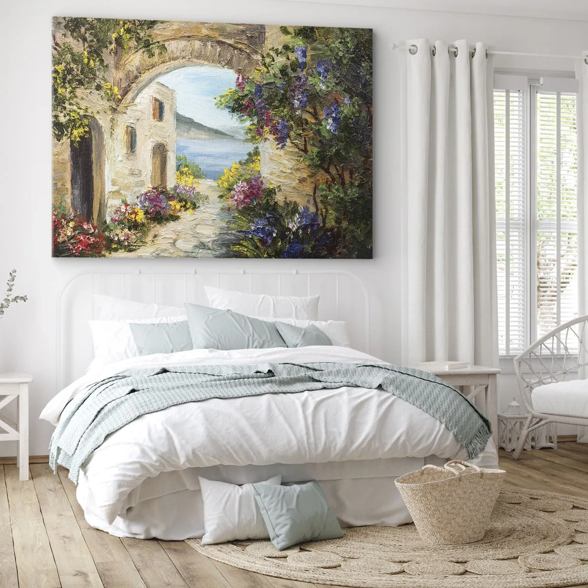 Schilderen op canvas - De charme van een kustprovincie - 100x70 cm