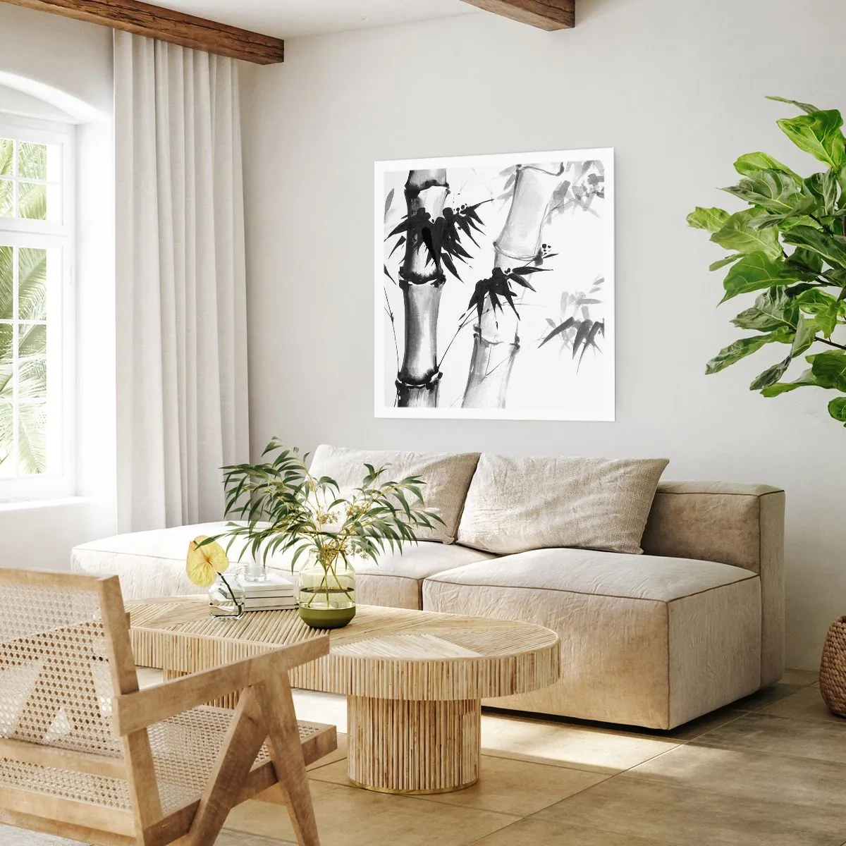 Poster - Close-up op het oosten - 60x60 cm