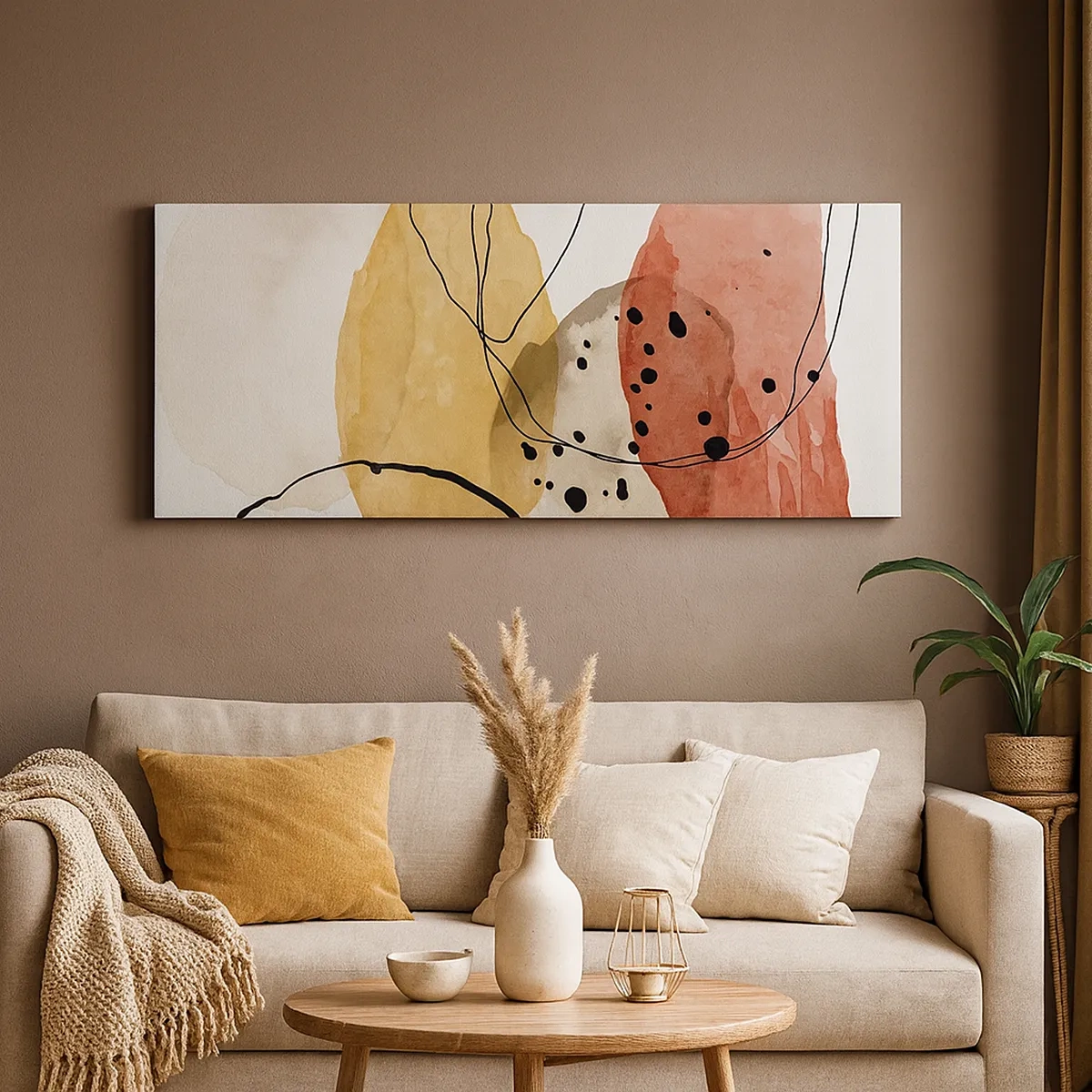 Schilderen op canvas - Als lichte, transparante lucht - 30x30 cm