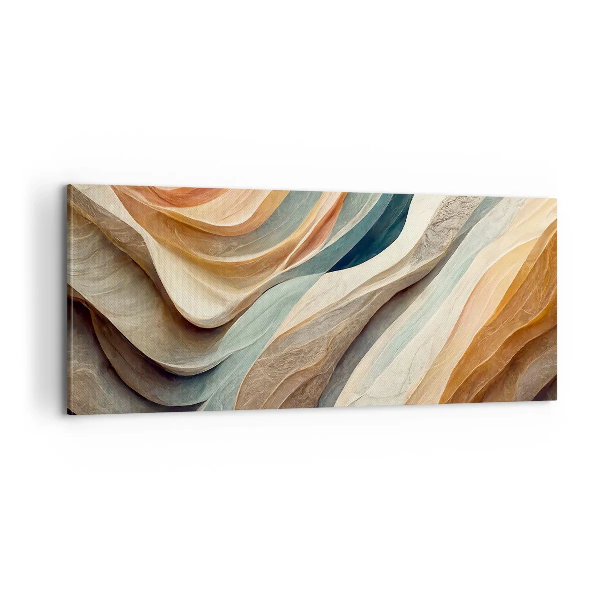 Schilderen op canvas - Het moment vóór de verandering - 100x40 cm
