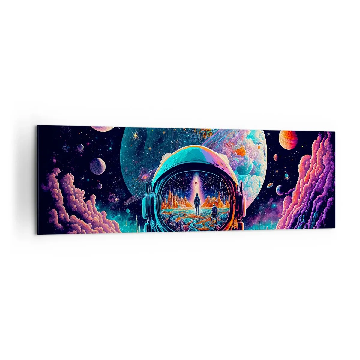 Schilderen op canvas - Filosofen hebben er niet van gedroomd - 160x50 cm