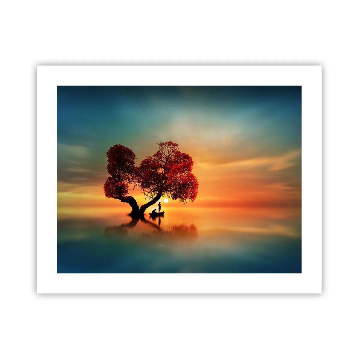 Poster - Afstanders en de stilte van de wereldlozen - 50x40 cm