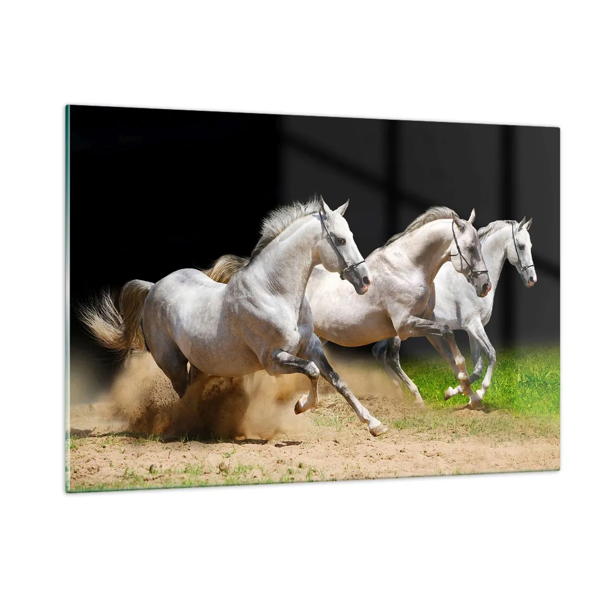 Schilderen op glas - Drie Gratiën - 120x80 cm