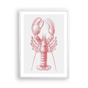Poster in een witte lijst - Een kreeft waardig Homer - 50x70 cm