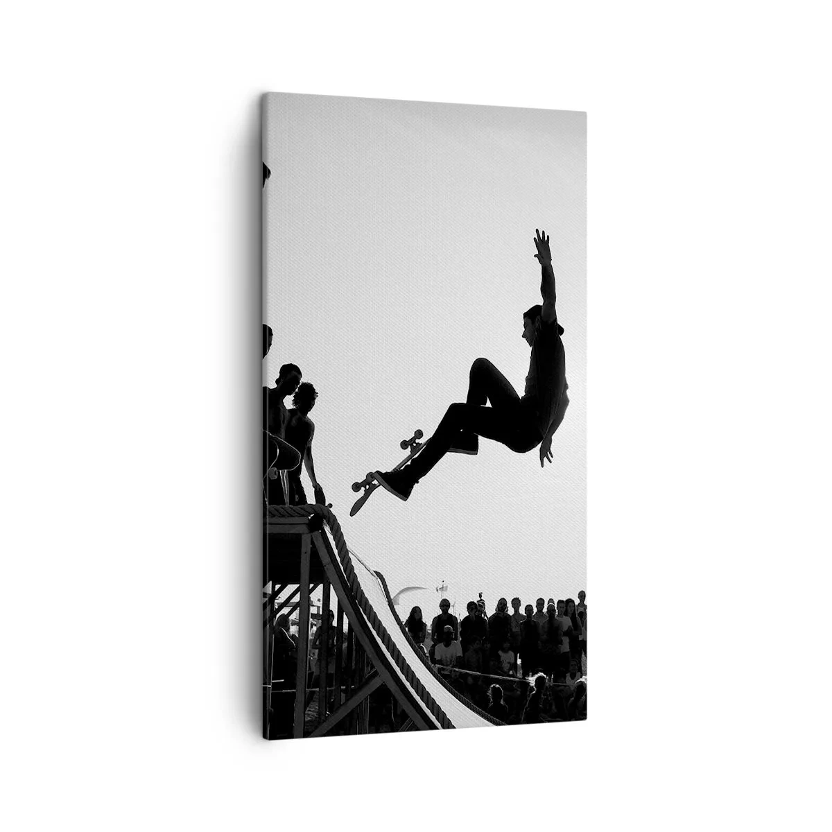 Schilderen op canvas - Helden en kijkers - 45x80 cm