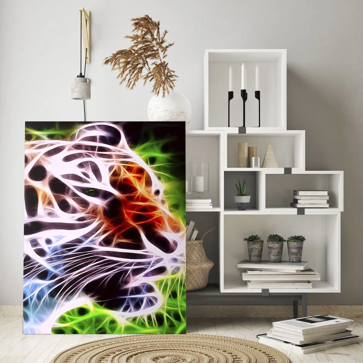 Schilderen op glas - Vreselijke uitstraling - 50x70 cm