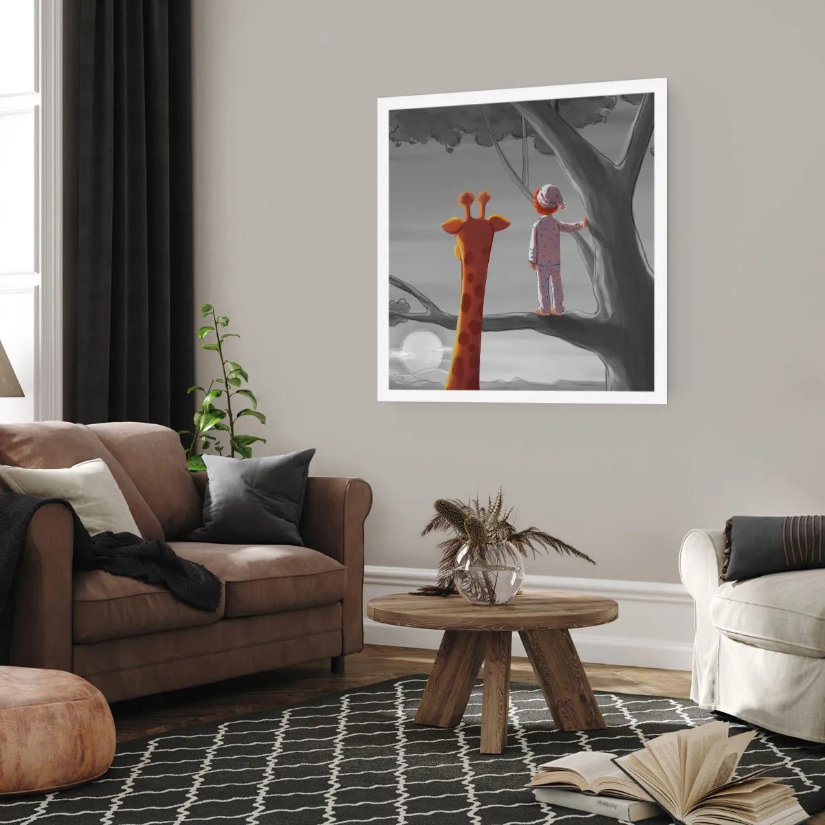 Poster - Dit gebeurt echt - 60x60 cm