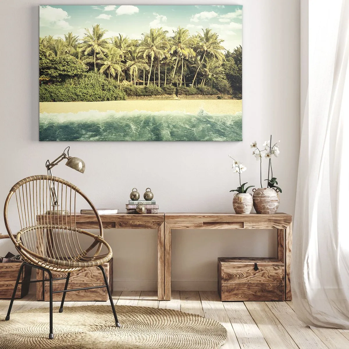 Schilderen op canvas - Hoe zit het hier? - 120x80 cm
