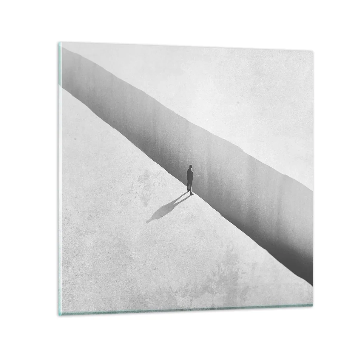 Schilderen op glas - Een duidelijk doel - 30x30 cm