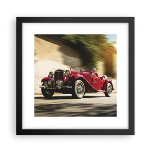 Poster in een zwarte lijst - Mooier dan Nike van Samothrace - 30x30 cm