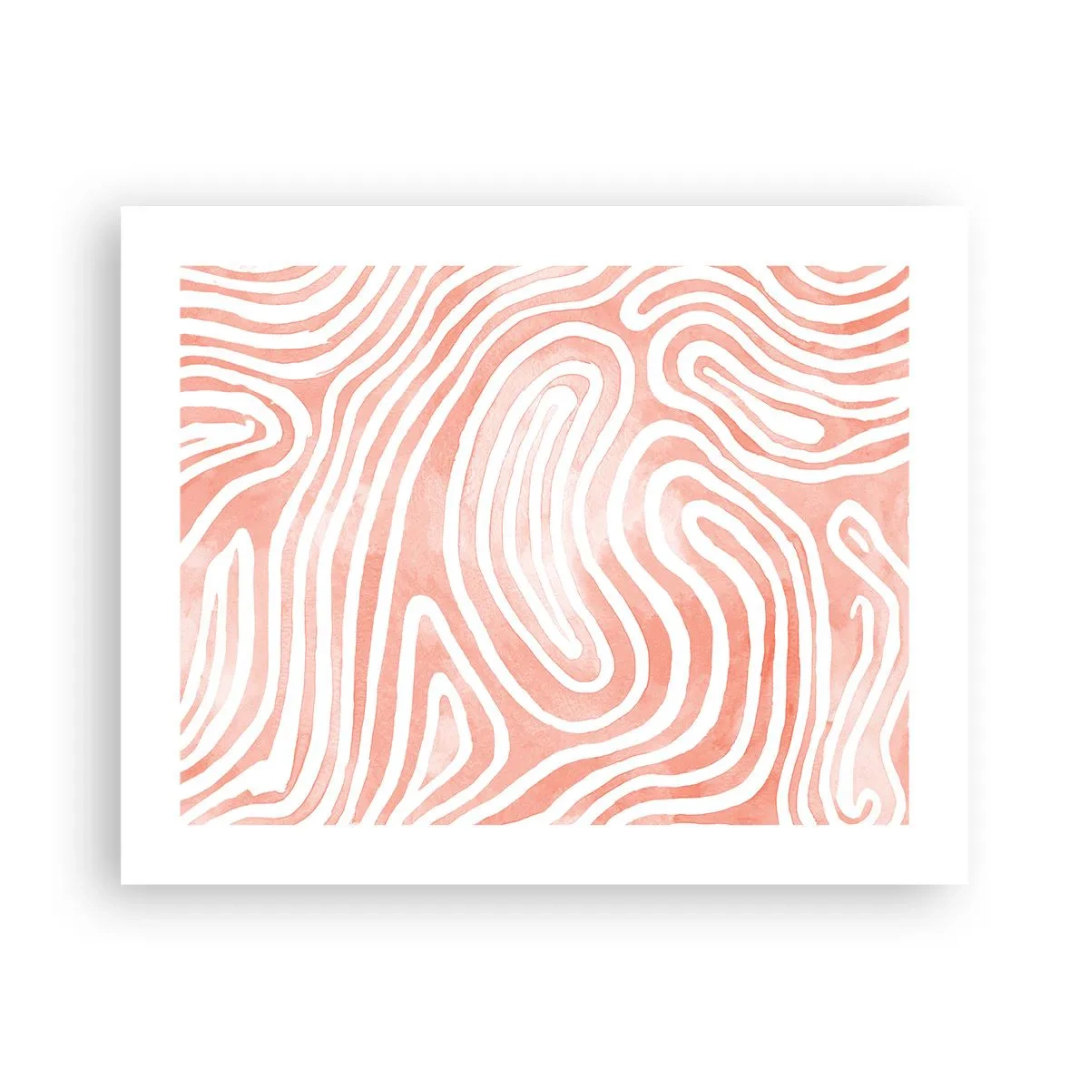 Poster - In het koraallabyrint - 50x40 cm