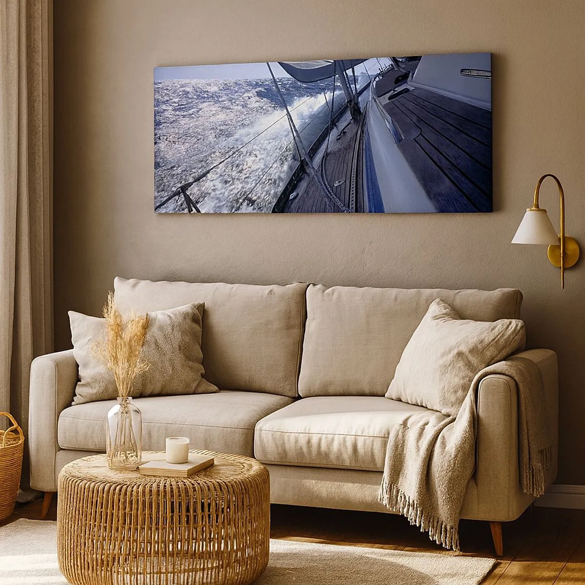 Schilderen op canvas - Ik weet wat het is om een ​​vogel te zijn - 100x40 cm